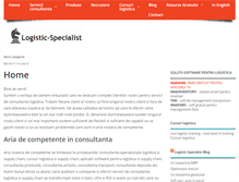 Tablet Screenshot of logistic-specialist.com